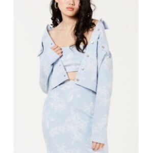Size Medium Material Girl Juniors' Embossed Floral